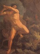 Guido Reni Hercules Vanquishing the Hydra (mk05) oil on canvas
